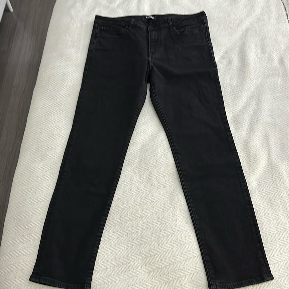 Black/grey jeans brand “Express” made in Italy 100% cotton, size 36
